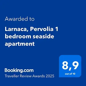 Larnaca, 1 Bedroom Seaside Apartament
